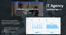 IT Agency Landing Page - ASP.NET Core 8.0 Razor Pages (C#)