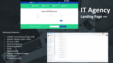 IT Agency Landing Page - ASP.NET Core 8.0 Razor Pages (C#)