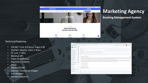 Marketing Agency Booking Management System - ASP.NET Core 8.0 Razor Pages (C#)