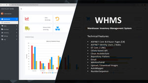 WHMS-LTE Warehouse Inventory Management System - ASP.NET Core 8.0 Razor Pages (C#)