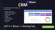 CRM Blazor - ASP.NET Core Blazor 9.x (Server)