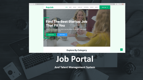 Job Portal And Talent Management System - ASP.NET Core 8.0 Razor Pages (C#)
