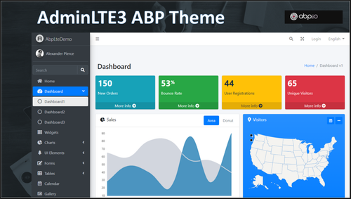 AdminLTE3 Theme in Razor Pages (ASP.NET Core 5.x.x)