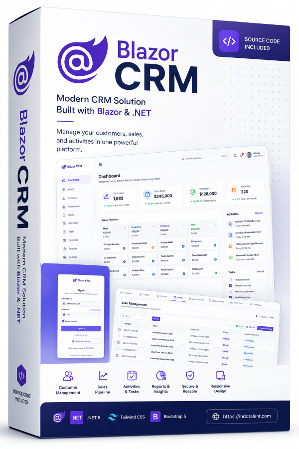 Blazor CRM