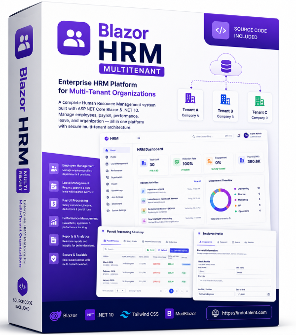 Blazor HRM Multitenant